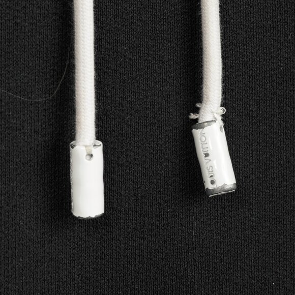 Louis Vuitton Black Embroidered Signature Cotton Hoodie - Picture 5 of 13